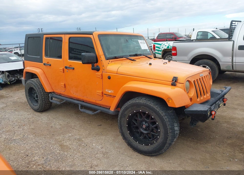 2013 JEEP WRANGLER UNLIMITED SAHARA VIN: 1C4BJWEG0DL502624