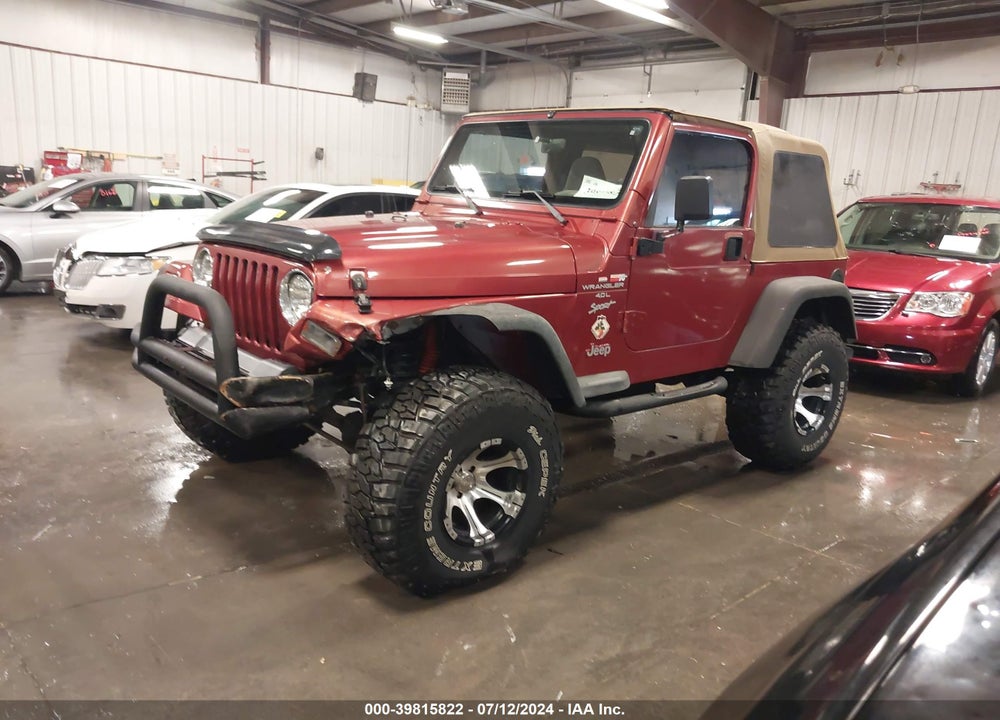 1999 JEEP WRANGLER SPORT VIN: 1J4FY19S2XP402093