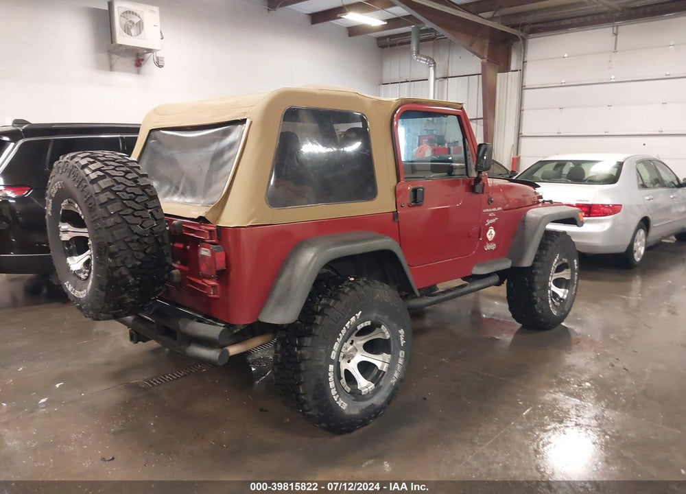 1999 JEEP WRANGLER SPORT VIN: 1J4FY19S2XP402093