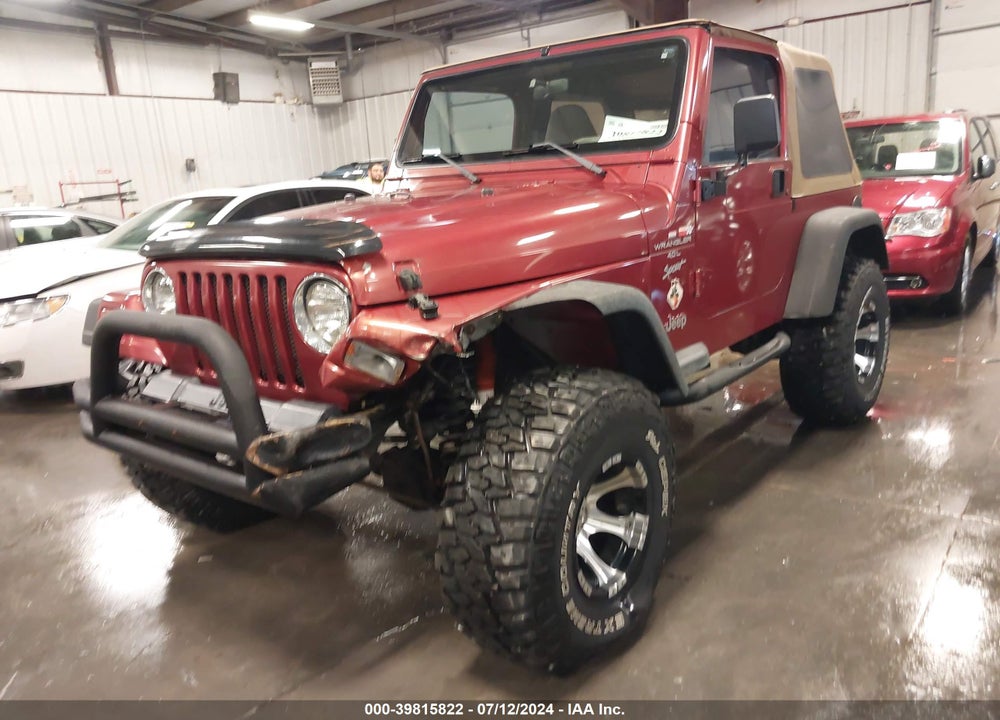 1999 JEEP WRANGLER SPORT VIN: 1J4FY19S2XP402093