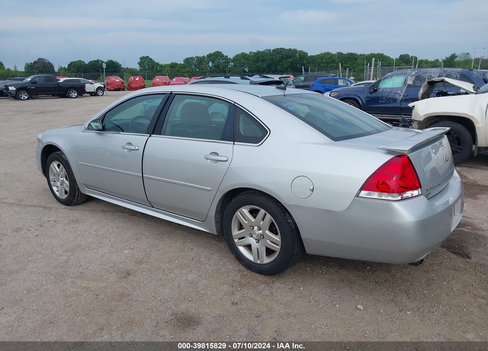 2013 CHEVROLET IMPALA LT VIN: 2G1WB5E33D1197625