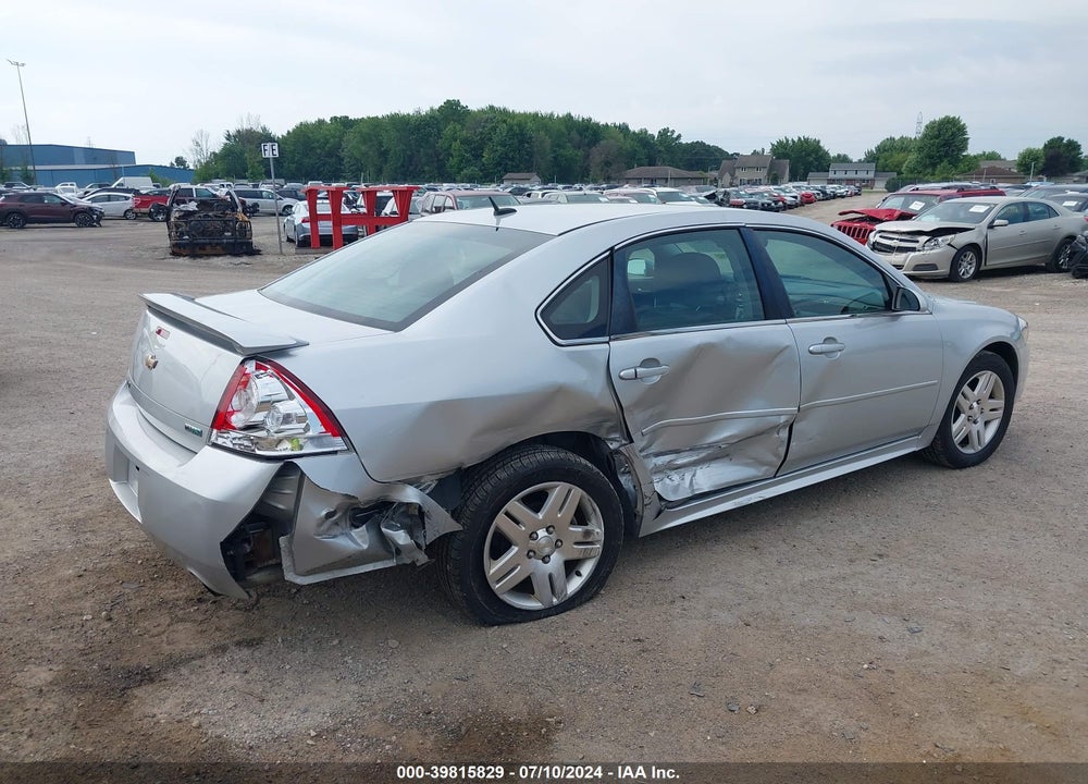 2013 CHEVROLET IMPALA LT VIN: 2G1WB5E33D1197625