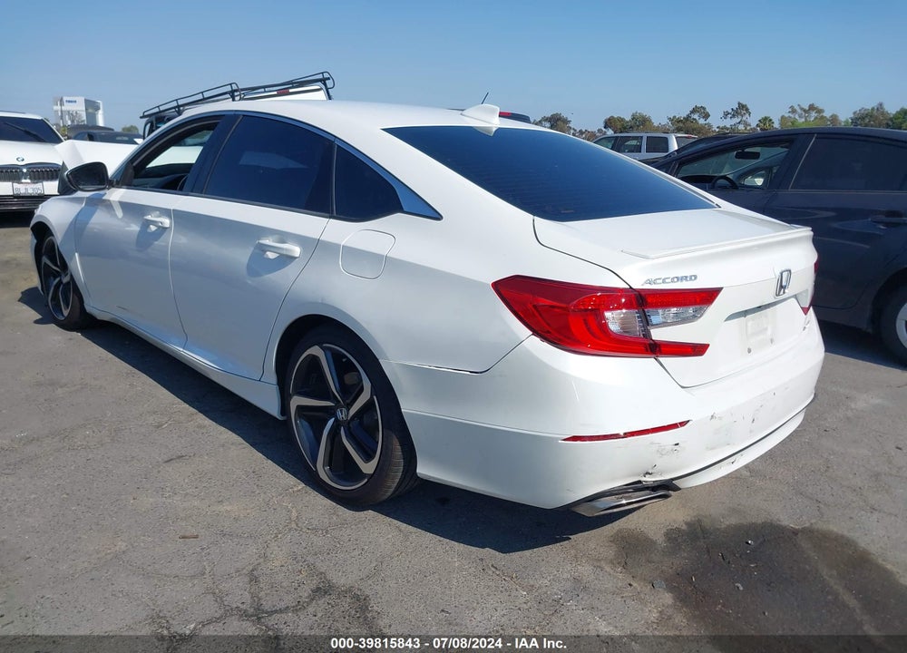 2019 HONDA ACCORD SPORT VIN: 1HGCV1F30KA071574