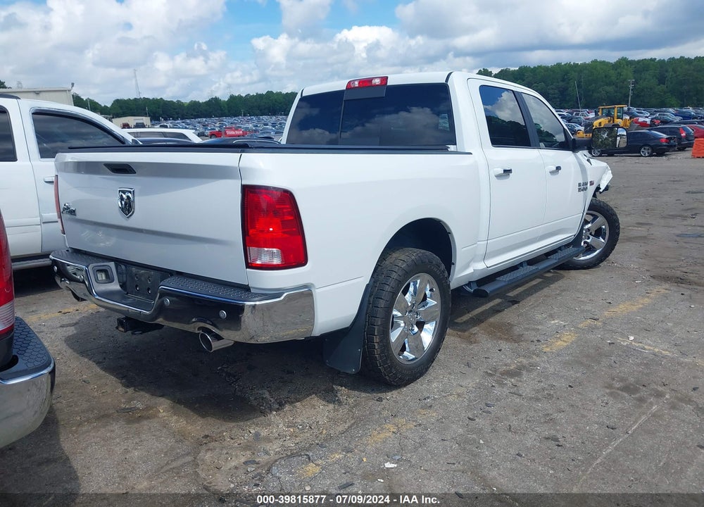 2017 RAM 1500 BIG HORN 4X2 5'7 BOX VIN: 3C6RR6LT4HG640555