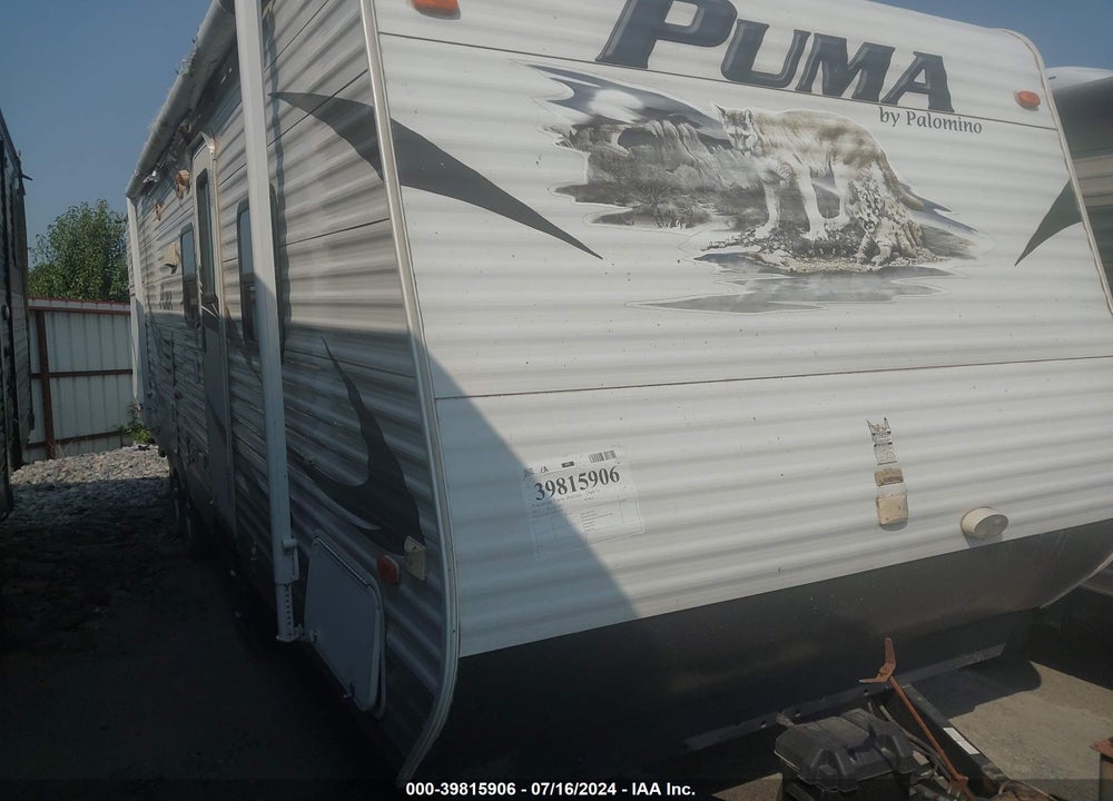 2011 PALOMINO PUMA VIN: 4X4TPUF20BP031293