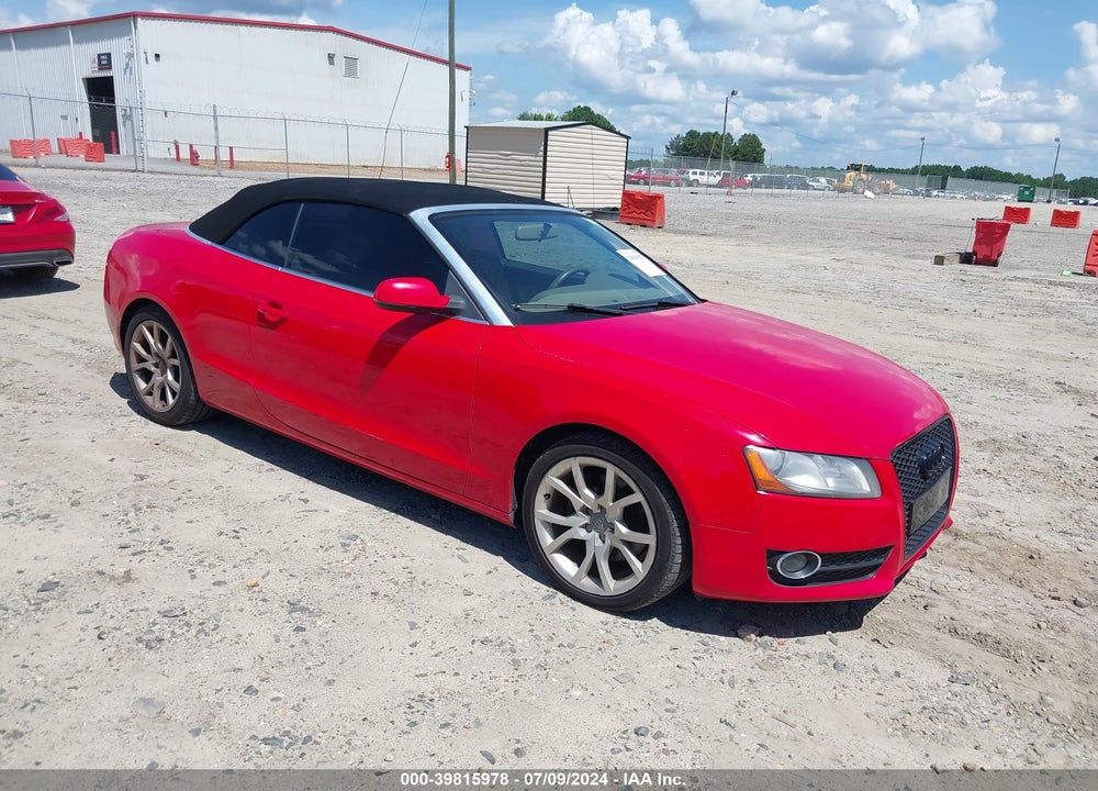 2010 AUDI A5 2.0T PREMIUM VIN: WAUAFAFH7AN017627