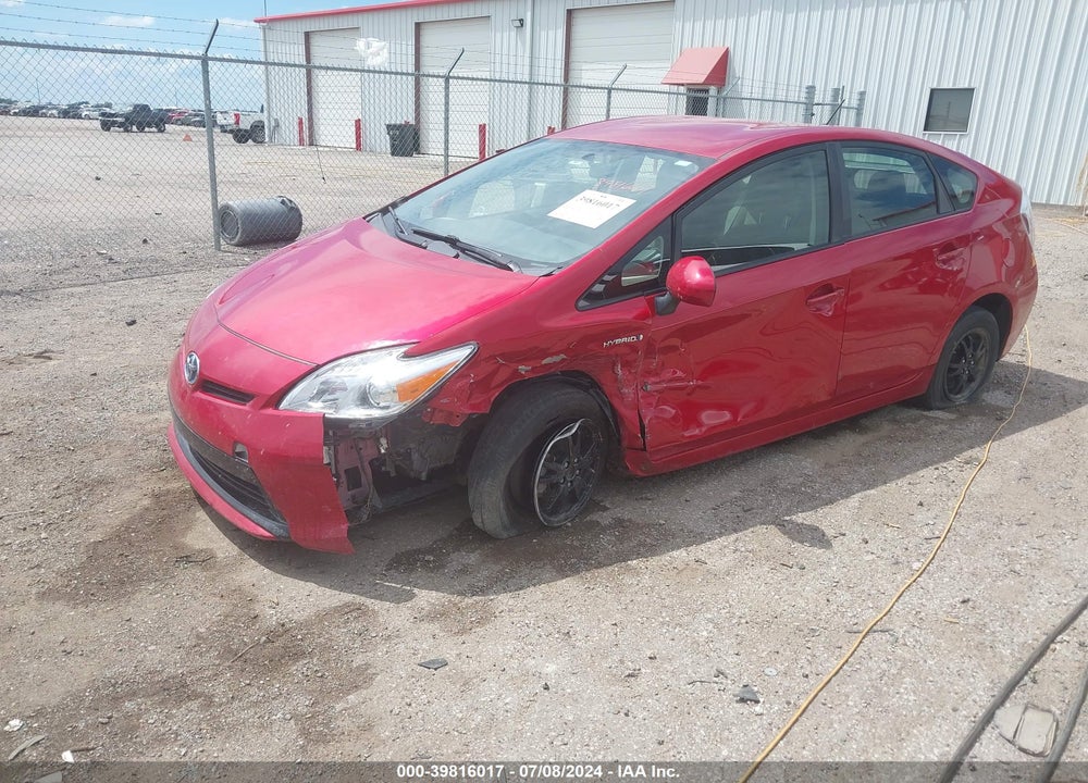 2013 TOYOTA PRIUS TWO VIN: JTDKN3DU5D1690823