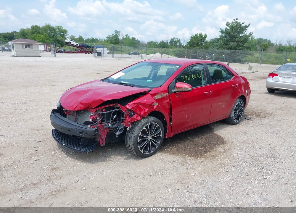 2016 TOYOTA COROLLA S PLUS VIN: 2T1BURHE5GC580993