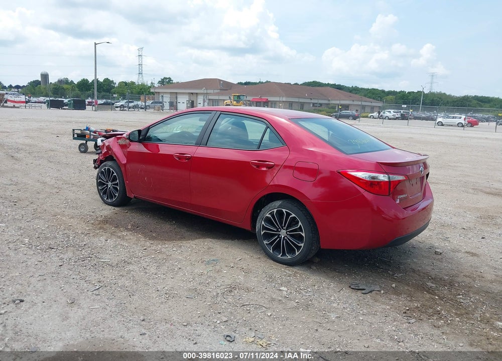 2016 TOYOTA COROLLA S PLUS VIN: 2T1BURHE5GC580993