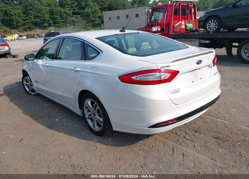 2016 FORD FUSION ENERGI TITANIUM VIN: 3FA6P0SU4GR357400