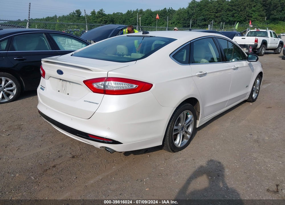 2016 FORD FUSION ENERGI TITANIUM VIN: 3FA6P0SU4GR357400