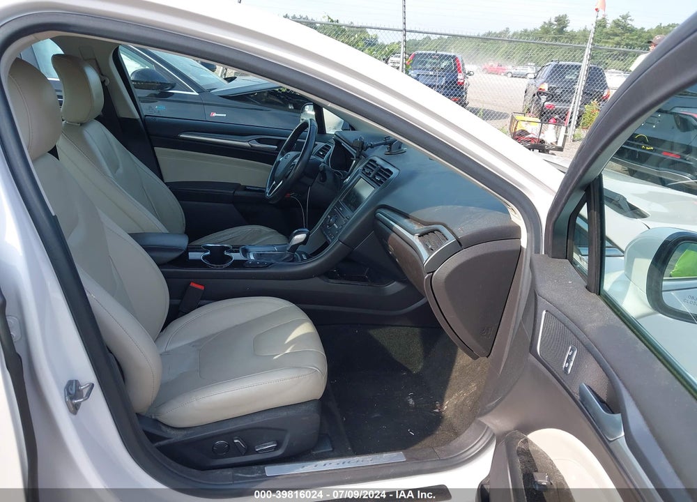 2016 FORD FUSION ENERGI TITANIUM VIN: 3FA6P0SU4GR357400