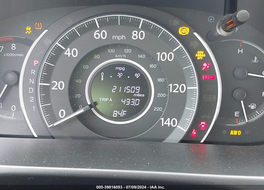 2014 HONDA CR-V EX-L VIN: 2HKRM4H74EH713501