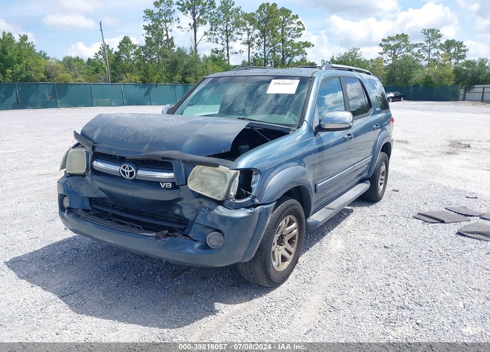 2007 TOYOTA SEQUOIA LIMITED V8 VIN: 5TDZT38A67S290815