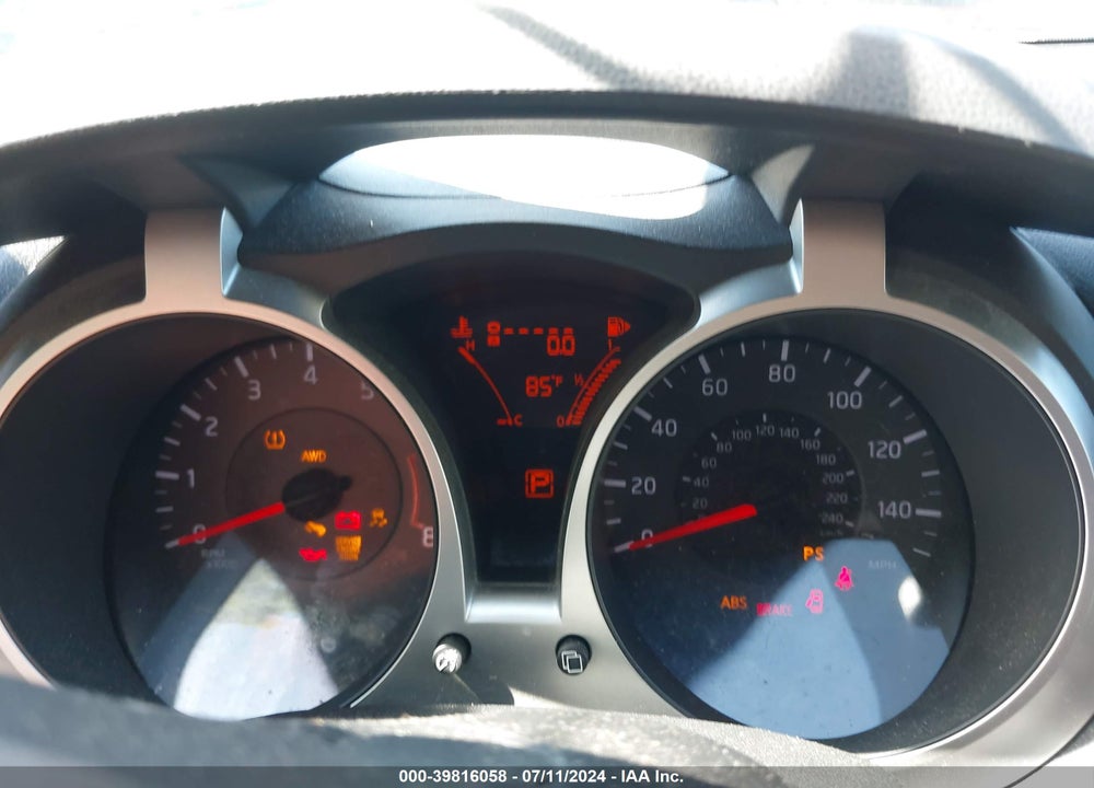 2012 NISSAN JUKE SV VIN: JN8AF5MVXCT123978