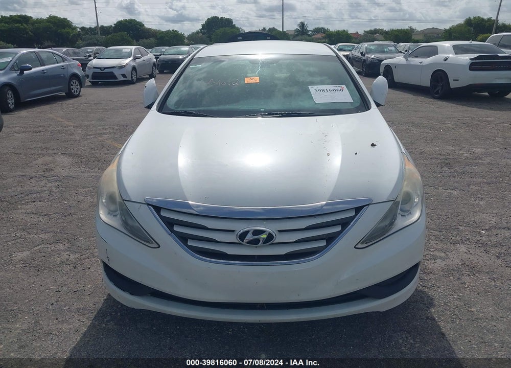 2014 HYUNDAI SONATA GLS VIN: 5NPEB4ACXEH881199