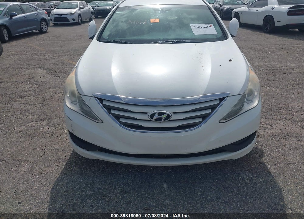 2014 HYUNDAI SONATA GLS VIN: 5NPEB4ACXEH881199