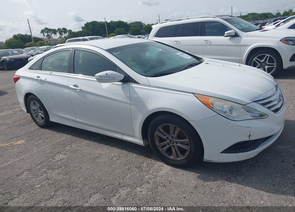 2014 HYUNDAI SONATA GLS VIN: 5NPEB4ACXEH881199