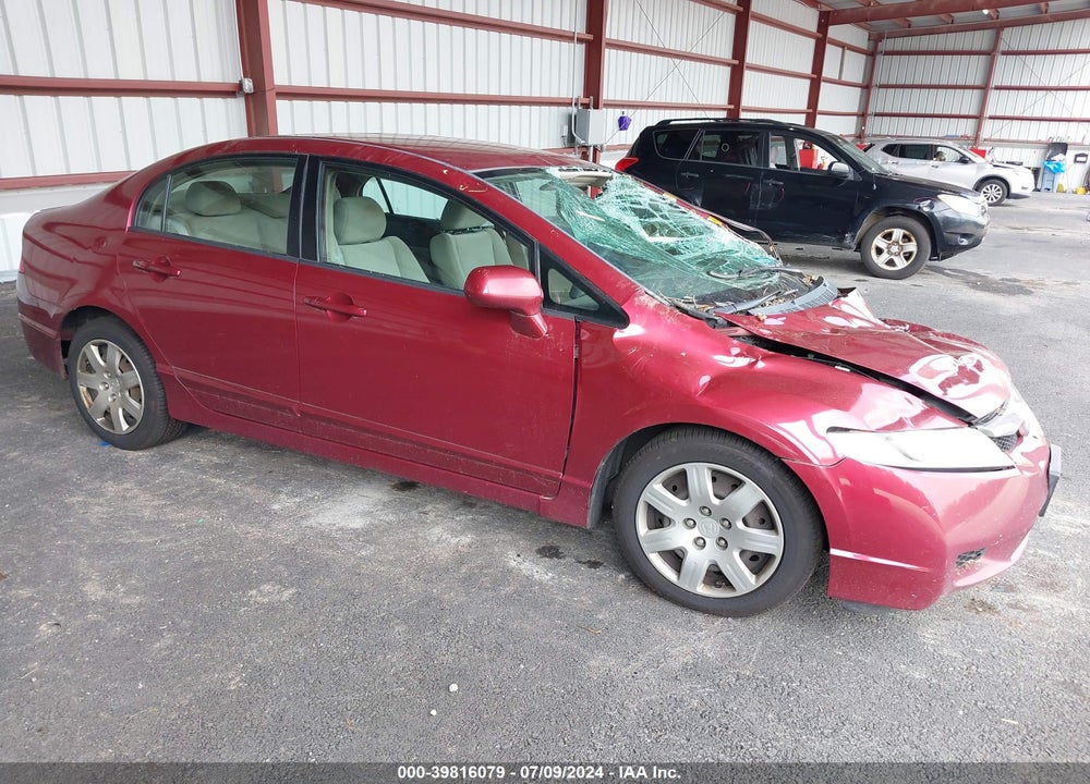 2011 HONDA CIVIC LX VIN: 2HGFA1F57BH528392