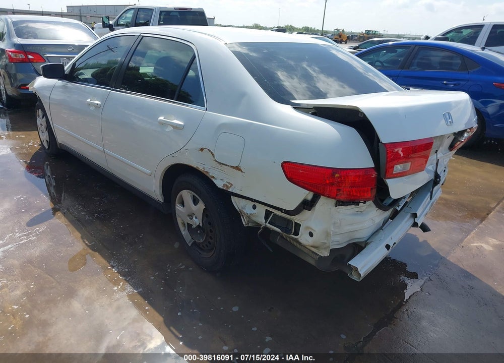 2005 HONDA ACCORD 3.0 LX VIN: 1HGCM66345A012581