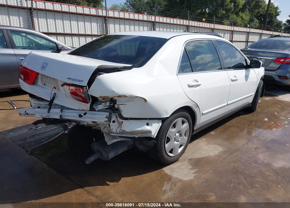 2005 HONDA ACCORD 3.0 LX VIN: 1HGCM66345A012581