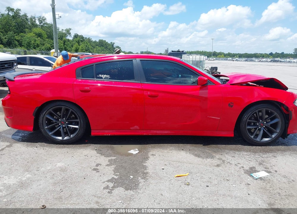 2019 DODGE CHARGER SCAT PACK RWD VIN: 2C3CDXGJXKH542248