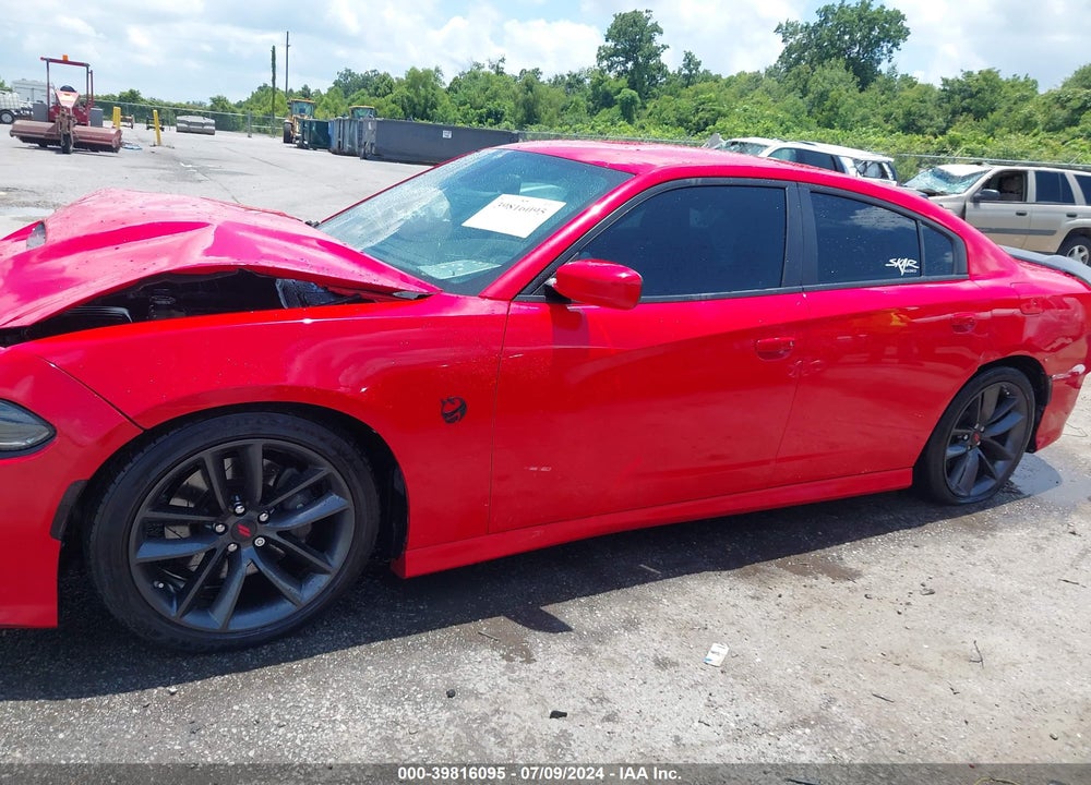 2019 DODGE CHARGER SCAT PACK RWD VIN: 2C3CDXGJXKH542248