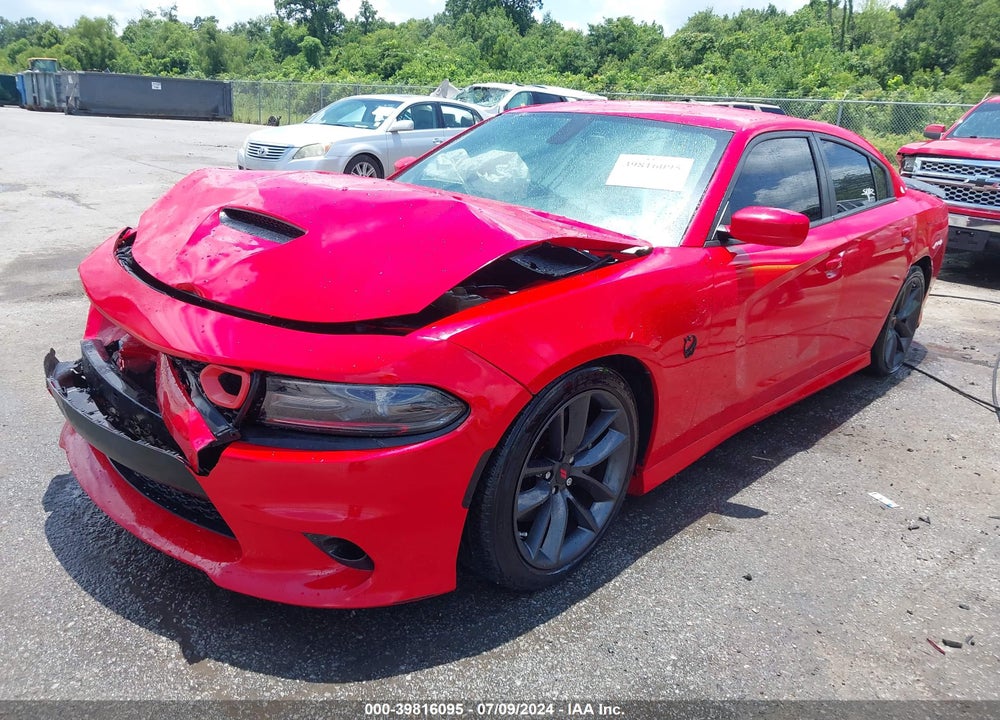 2019 DODGE CHARGER SCAT PACK RWD VIN: 2C3CDXGJXKH542248