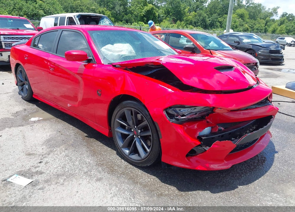 2019 DODGE CHARGER SCAT PACK RWD VIN: 2C3CDXGJXKH542248
