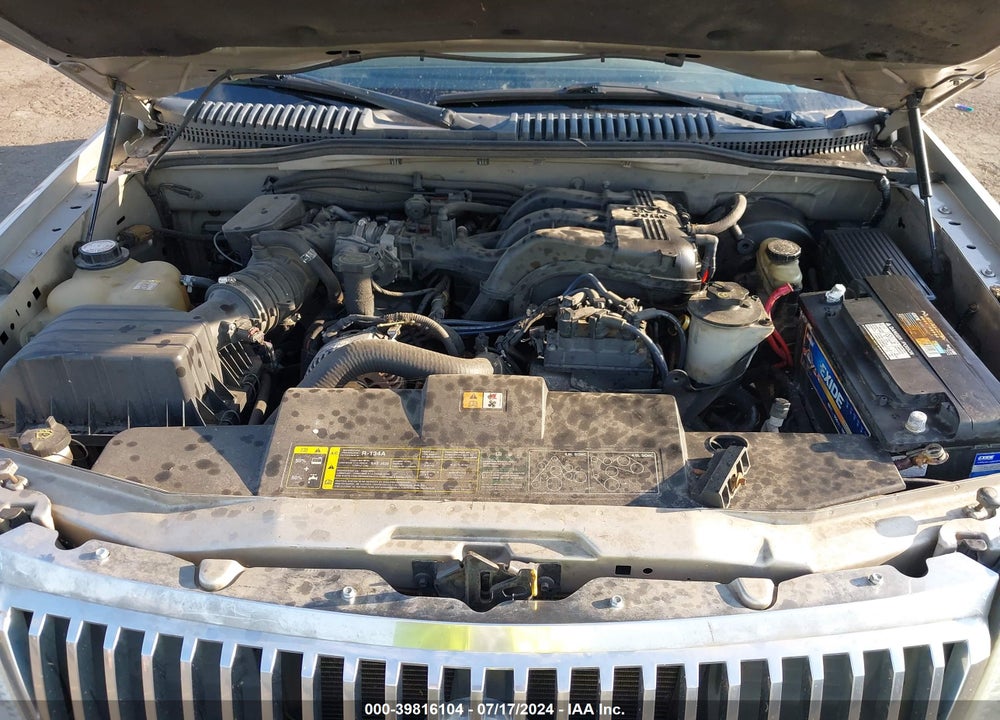 2004 MERCURY MOUNTAINEER VIN: 4M2ZU86K94ZJ05778