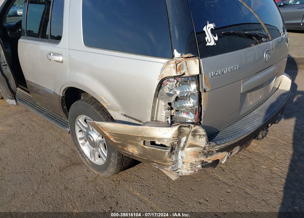 2004 MERCURY MOUNTAINEER VIN: 4M2ZU86K94ZJ05778