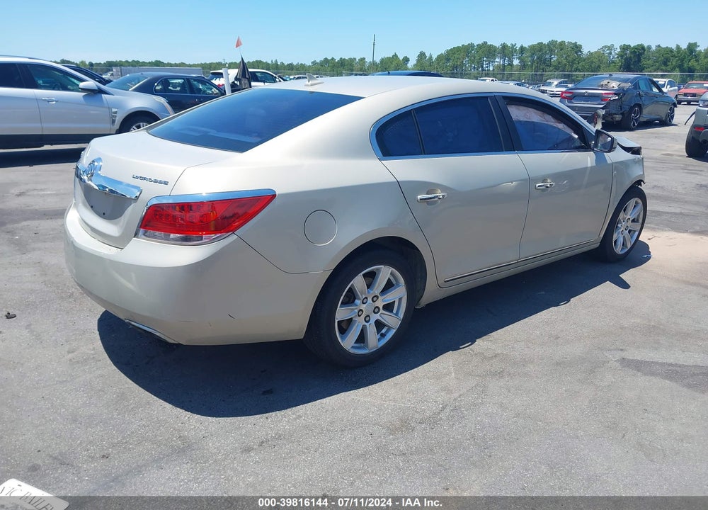 2012 BUICK LACROSSE LEATHER GROUP VIN: 1G4GC5E31CF326036