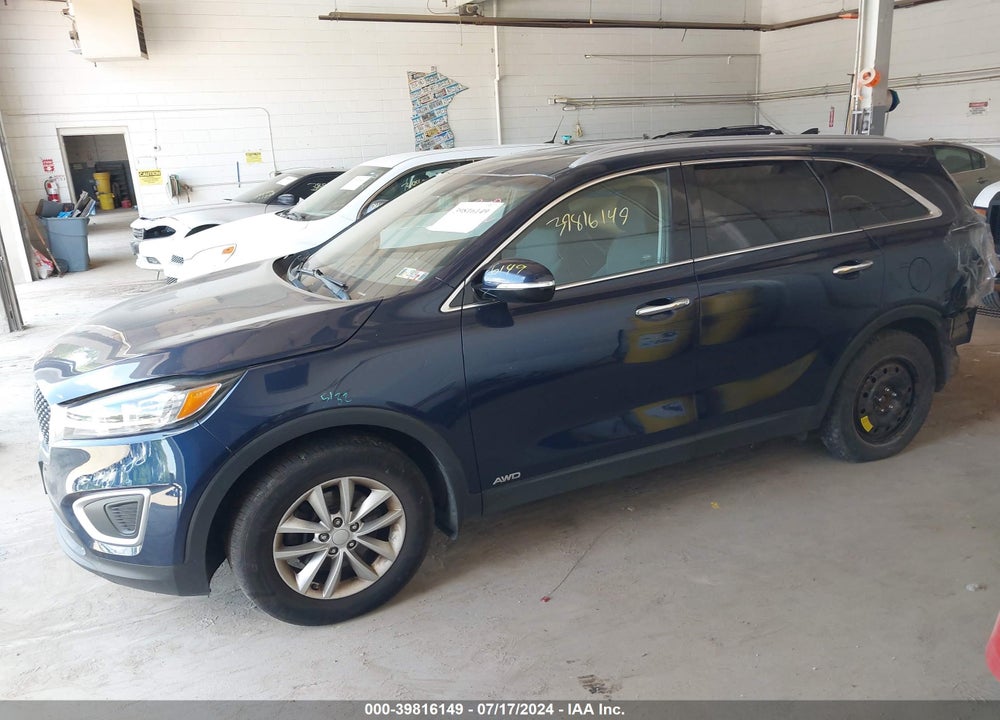 2016 KIA SORENTO 2.4L LX VIN: 5XYPGDA30GG128978