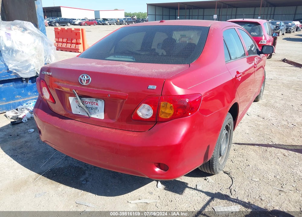 2010 TOYOTA COROLLA LE VIN: 1NXBU4EE0AZ260137