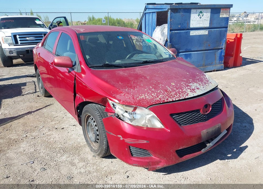 2010 TOYOTA COROLLA LE VIN: 1NXBU4EE0AZ260137