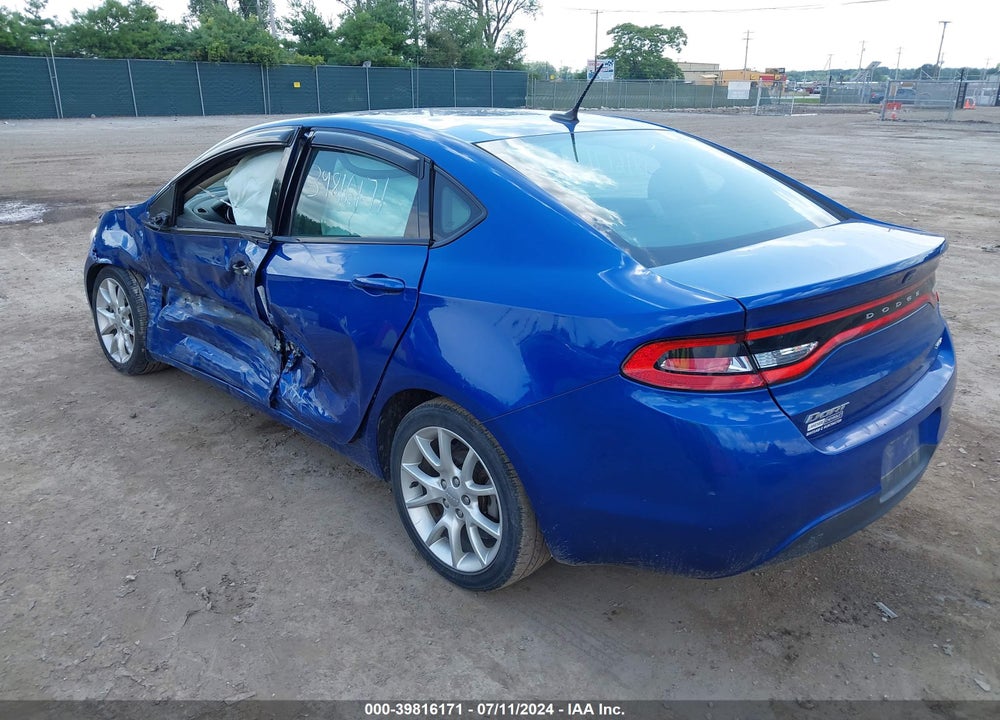 2013 DODGE DART SXT VIN: 1C3CDFBA1DD346183
