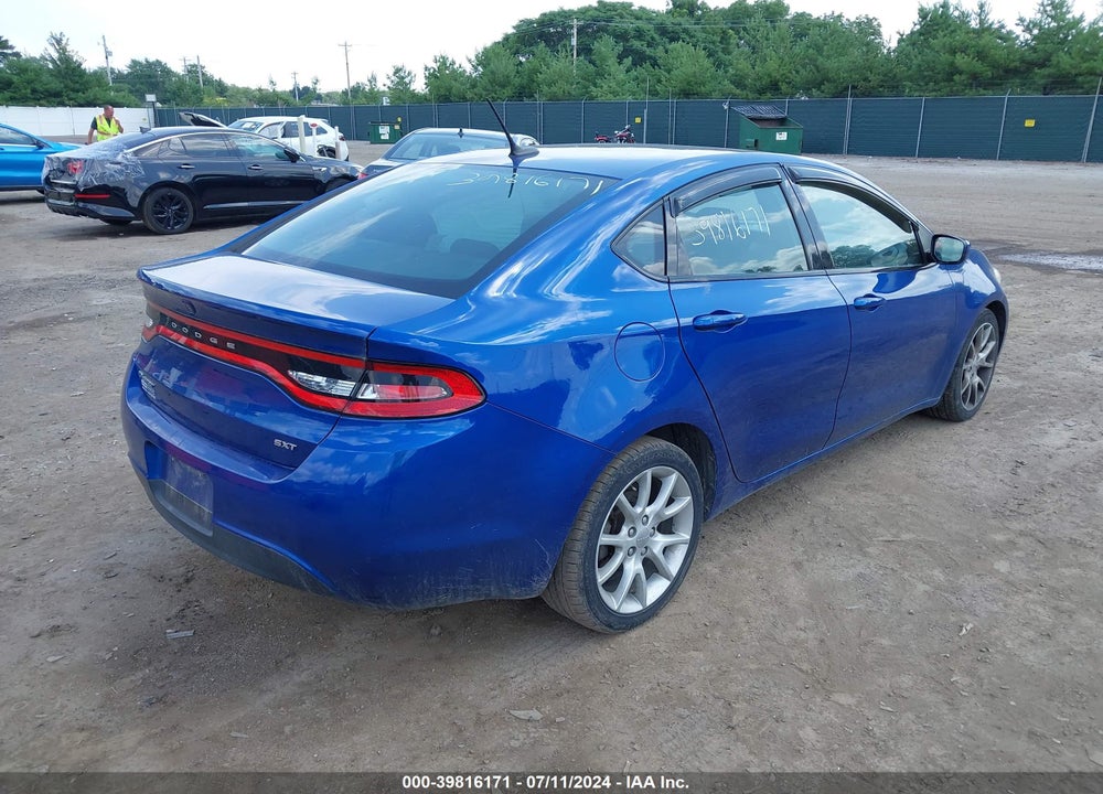 2013 DODGE DART SXT VIN: 1C3CDFBA1DD346183