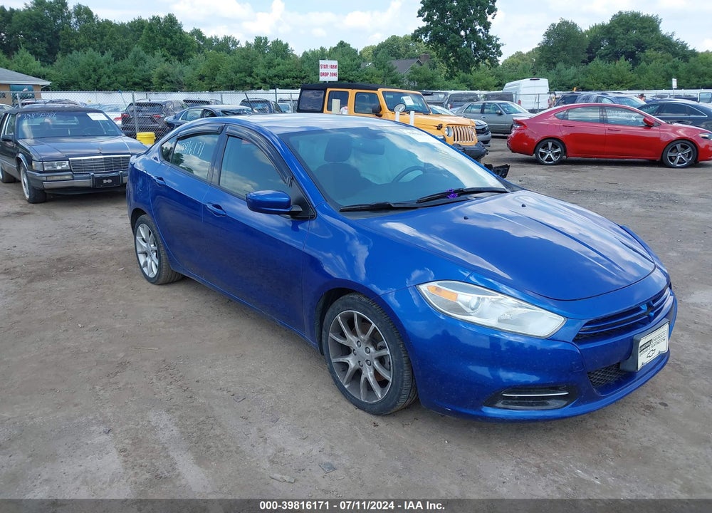 2013 DODGE DART SXT VIN: 1C3CDFBA1DD346183