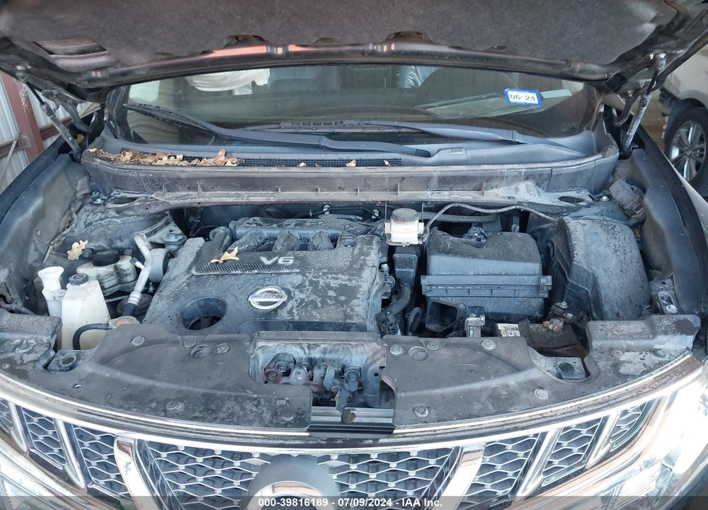2013 NISSAN MURANO SL VIN: JN8AZ1MU3DW208376