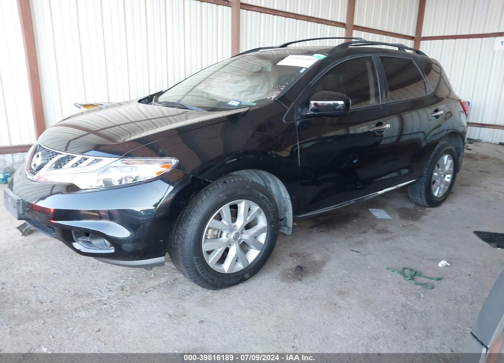 2013 NISSAN MURANO SL VIN: JN8AZ1MU3DW208376