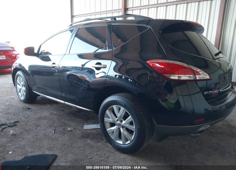 2013 NISSAN MURANO SL VIN: JN8AZ1MU3DW208376