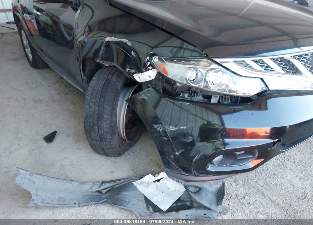 2013 NISSAN MURANO SL VIN: JN8AZ1MU3DW208376