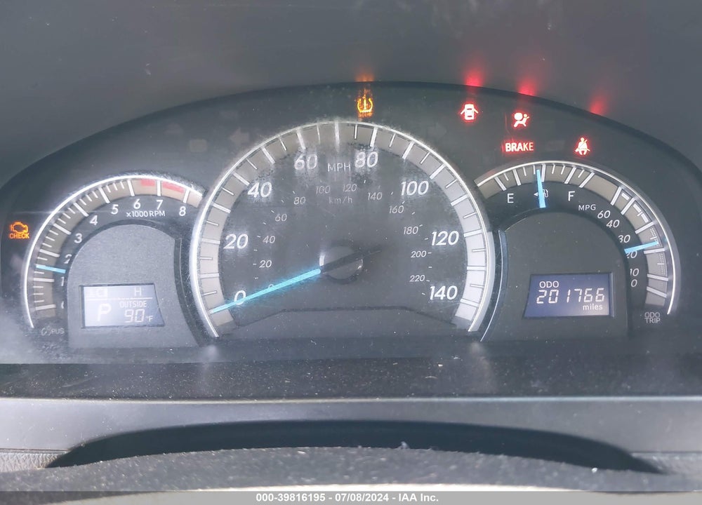 2013 TOYOTA CAMRY SE VIN: 4T1BF1FK9DU670260