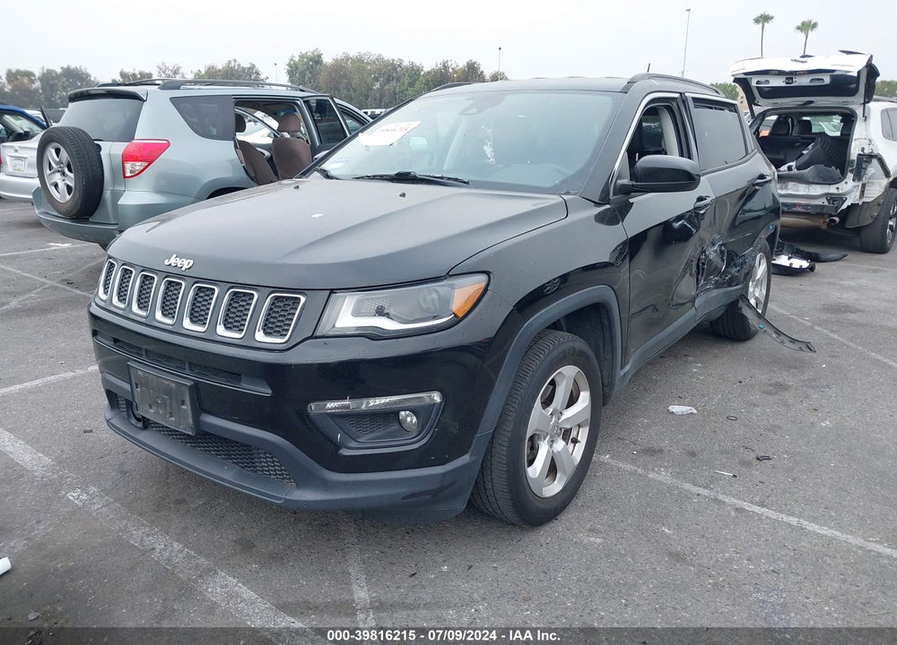 2018 JEEP COMPASS LATITUDE FWD VIN: 3C4NJCBB3JT266457