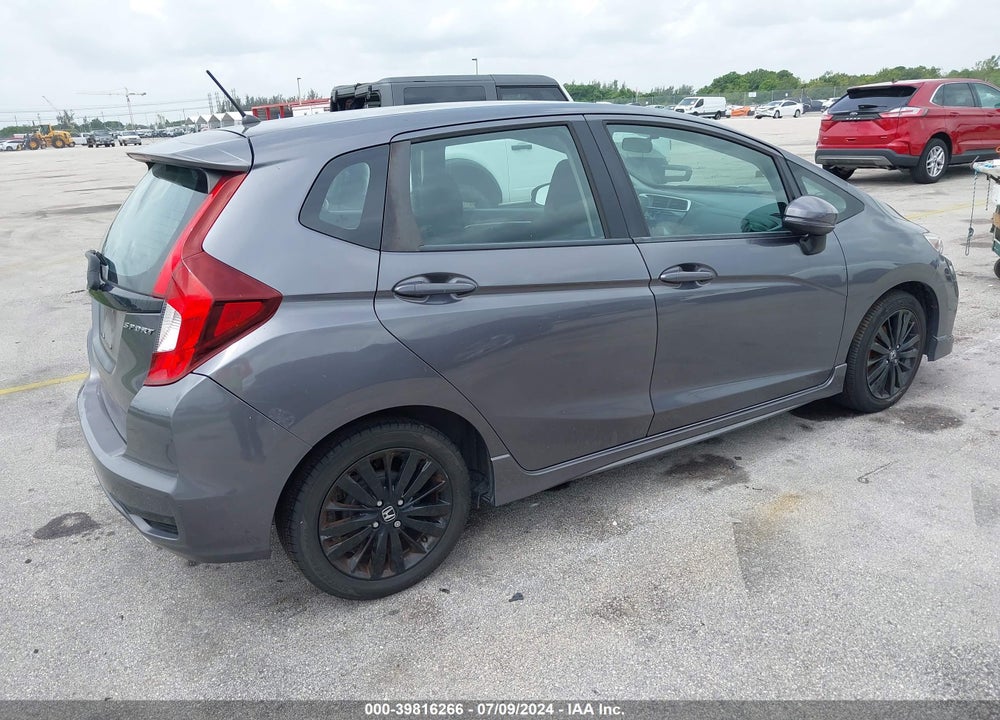 2018 HONDA FIT SPORT VIN: 3HGGK5H63JM729785