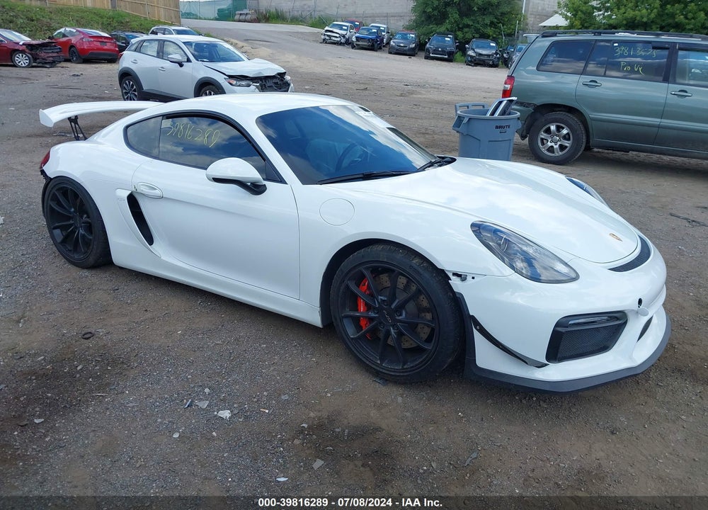 2016 PORSCHE CAYMAN GT4 VIN: WP0AC2A82GK197585