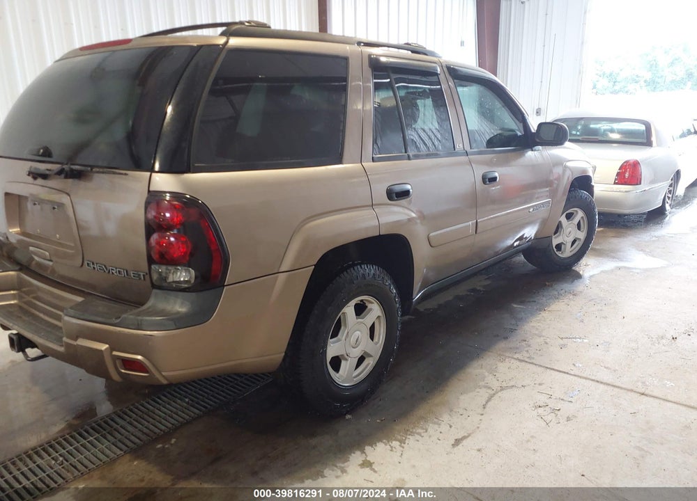 2002 CHEVROLET TRAILBLAZER VIN: 1GNDT13S222427139
