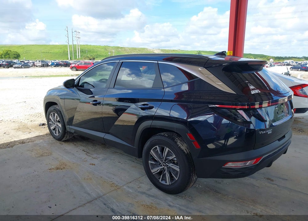 2022 HYUNDAI TUCSON HYBRID BLUE VIN: KM8JBCA1XNU072617