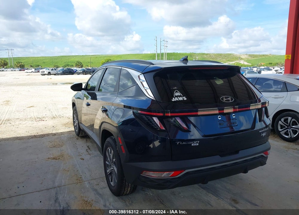 2022 HYUNDAI TUCSON HYBRID BLUE VIN: KM8JBCA1XNU072617
