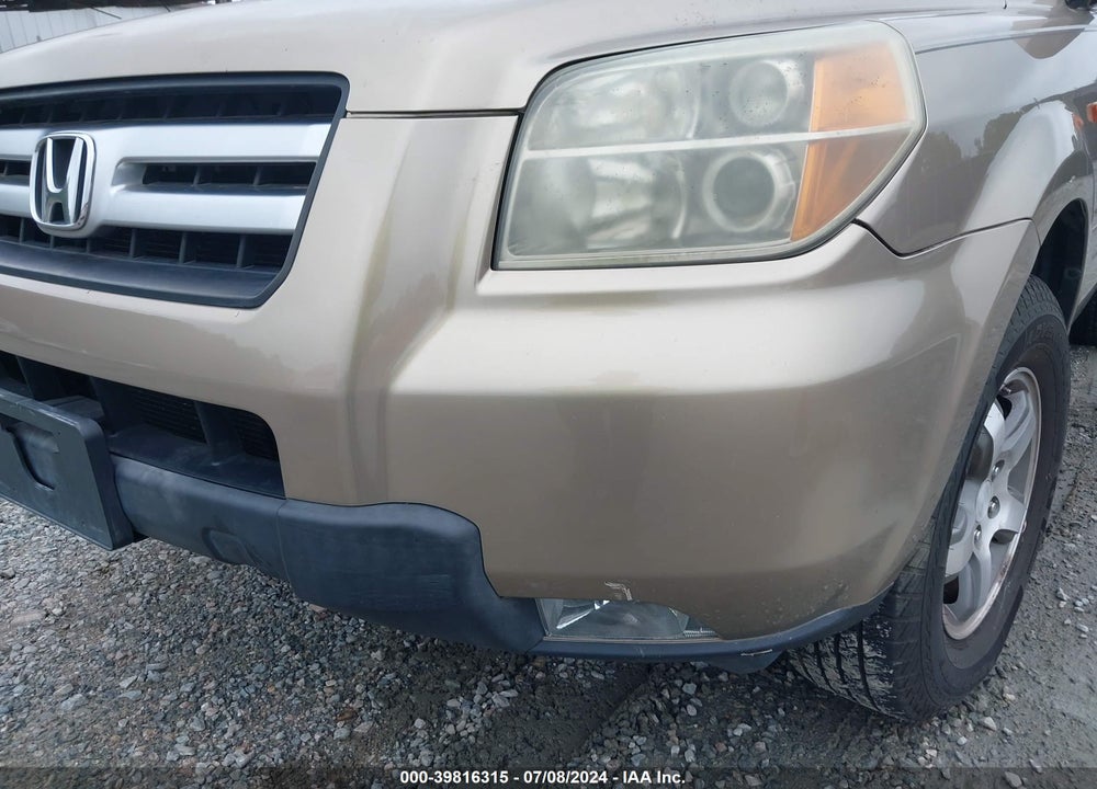2007 HONDA PILOT EX-L VIN: 5FNYF28777B023138